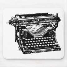 Underwood Typewriter Writer Mousepads