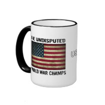 Undisputed World War Champions - USA Flag Mug