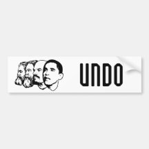 UNDO bumper sticker