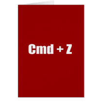Undo - CMD + Z