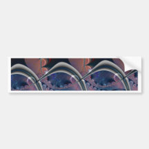 Undulation Bumper Stickers