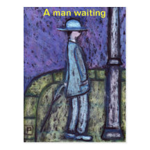 UNE ATTENTE D'HOMME CARTES POSTALES