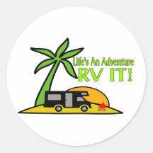 Une aventure ainsi rv de la vie il autocollants