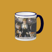 Une barre chez le Folies-Bergere tasses