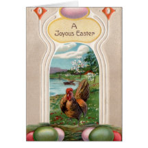 Une carte de voeux joyeuse de Pâques