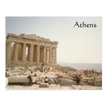 Une carte postale d'Athènes Grèce