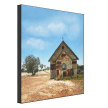 Une église dans l'intérieur toiles tendues