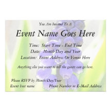 Une fleur simple de jacinthe de raisin invitations