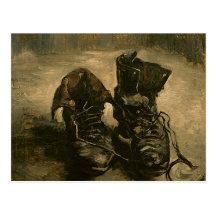 Une paire de chaussures, Vincent van Gogh Carte Postale