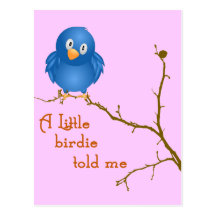 Une petite carte postale de Momism de birdie