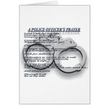 UNE PRIÈRE DU POLICIER CARTE DE VŒUX