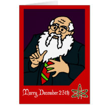 Une salutation athée de Noël Cartes