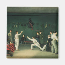 Une scène de clôture, 1827 aimant pour réfrigérateur