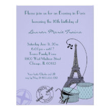 Une soirée dans l'invitation orientée pourpre de p