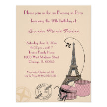 Une soirée dans l'invitation orientée rose de part