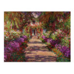 Une voie dans Garden de Monet, Giverny, 1902 Cartes Postales