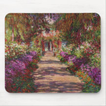 Une voie dans Garden de Monet, Giverny, 1902 Tapis De Souris