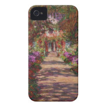 Une voie dans le jardin de Monet, Giverny, cas iPh Coque iPhone 4