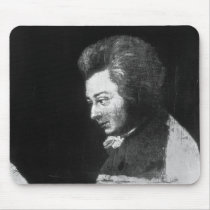 Unfinished Portrait of Wolfgang Amadeus Mozart mousepads