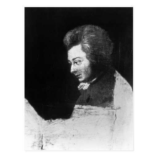 Unfinished Portrait of Wolfgang Amadeus Mozart Postcards