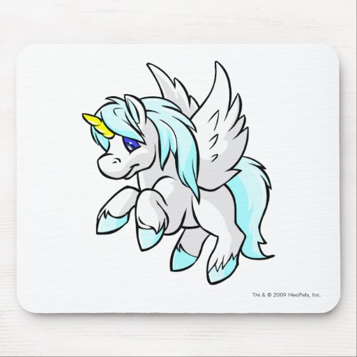 Uni blanc tapis de souris