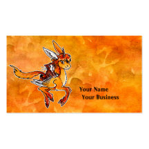 Unicorn and Cat Business Card Templates