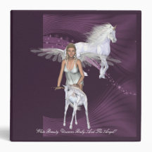 Unicorn Baby Unicorn And Angel Avery Binder