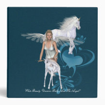Unicorn Baby Unicorn And Angel Avery Binder