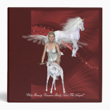 Unicorn Baby Unicorn And Angel Avery Binder
