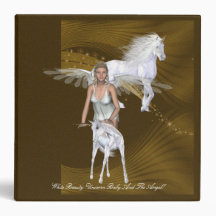 Unicorn Baby Unicorn And Angel Avery Binder