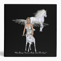 Unicorn Baby Unicorn And Angel Avery Binder