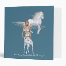 Unicorn Baby Unicorn And Angel Avery Binder