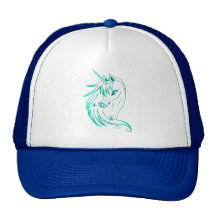 Unicorn Blue Hats