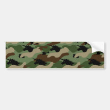 Unicorn Camouflage Bumper Sticker