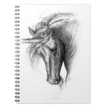 unicorn colt spiral notebook