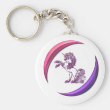 Unicorn Design Keychain