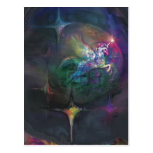 Unicorn Disco*** Postcards