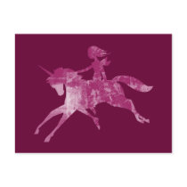 Unicorn Dream Rider Postcard