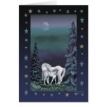 Unicorn Family Christmas Card