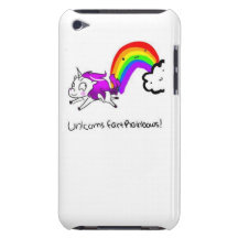 Unicorn farting Case-Mate iPod touch case