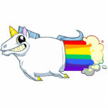 Unicorn Farts Magnet Photo Cutout