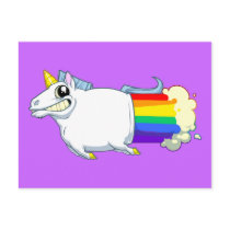 Unicorn Farts Postcard