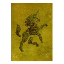 Unicorn Fresco Bookmark Business Card