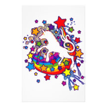 Unicorn_Gallop Custom Stationery