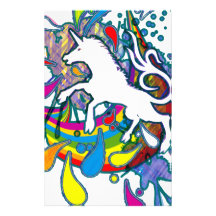 Unicorn_Gallop Custom Stationery
