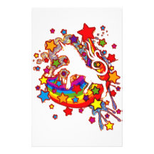 Unicorn_Gallop Customized Stationery