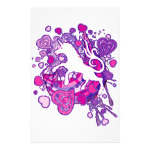 Unicorn_Gallop Customized Stationery