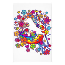 Unicorn_Gallop Personalized Stationery