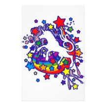 Unicorn_Gallop Personalized Stationery