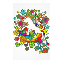Unicorn_Gallop Personalized Stationery